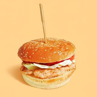 Cheese burger poulet