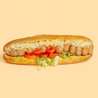 Sandwich saucisses de poulet