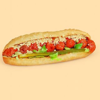 Sandwich saucisses de viande