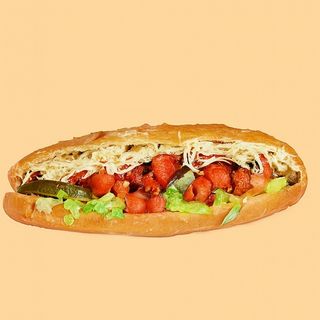 Sandwich saucisses de foie