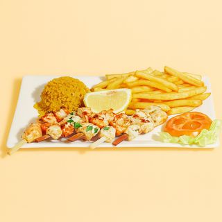 Mixed grill poisson