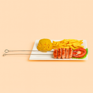 Brochettes de saucisses de poulet