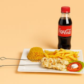 Brochettes Poulet + Boisson