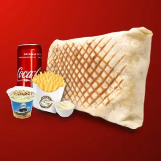 Tacos L + Frites + boisson + tiramisu au choix