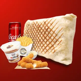 Tacos XL + Frites + Mozza Sticks + Boisson + Tiramisu au choix