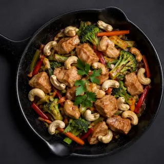 Poulet À La Noix De Cajoux