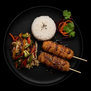 Brochettes Bœuf Au Fromage Pané