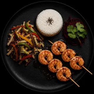 Brochettes Crevettes