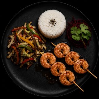 Brochettes Crevettes