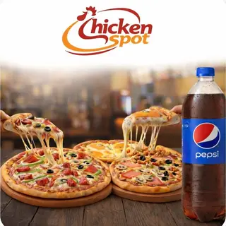 Promo 3 Pizza avec boisson 1,5L