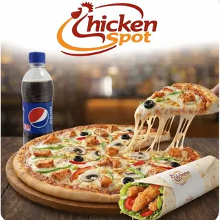 Formule Pizza Small + Mini Wrap crispy + Boisson 33cl