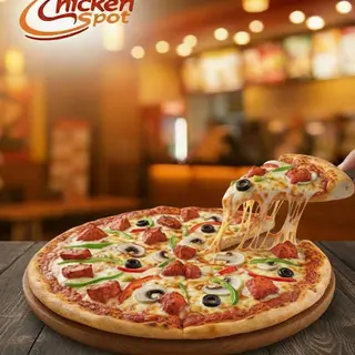 Pizza Poulet Tikka Épicée