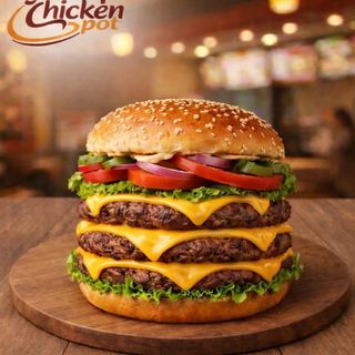 Triple Burger Viande hachée