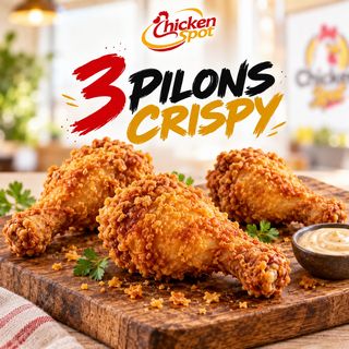 Crispy - 3 Pilons De Poulet