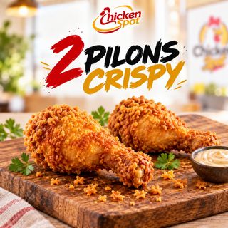 Crispy- 2 Pilons de poulet