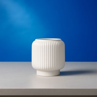 Pot en céramique blanc 28cm*16cm