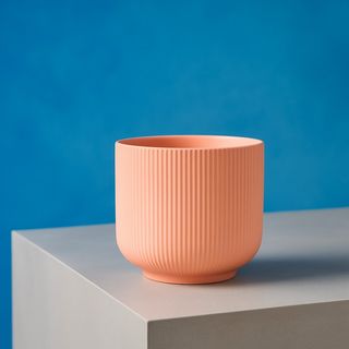 Pot en céramique rond rose-Taille Large 22cm*22cm