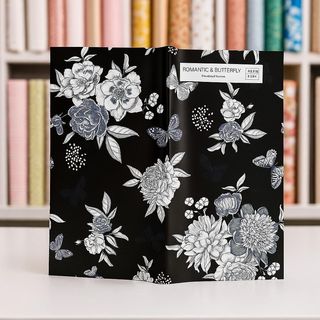 Emballage Fleuri Noir