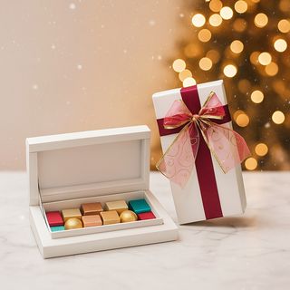 Ballotin Blanc De chocolat 100g Spé Noël