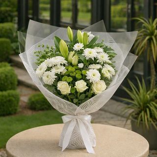 The Lush White Bouquet