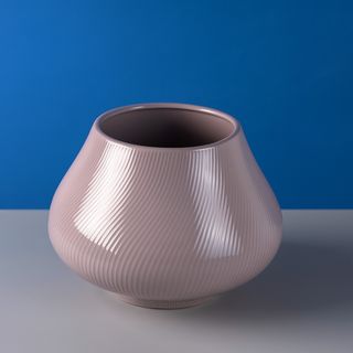 Vase Alba Rayé Rose 20cm*15cm