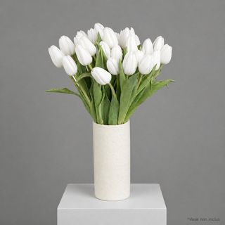 Bouquet 10x Tulipes Blanc