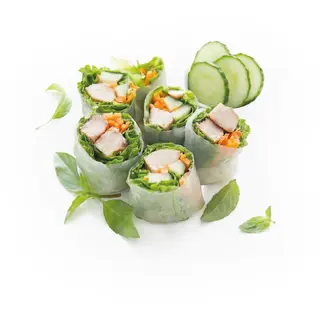 Fresh spring rolls Saumon