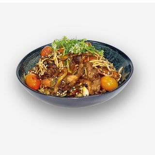 Nouilles sautées poulet