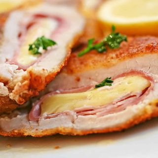 Cordon bleu + Jus de fruits