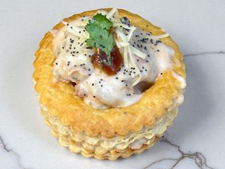 Vol au vent aux crevettes
