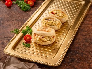 Mini batbout viande hachée paprika -3 pieces