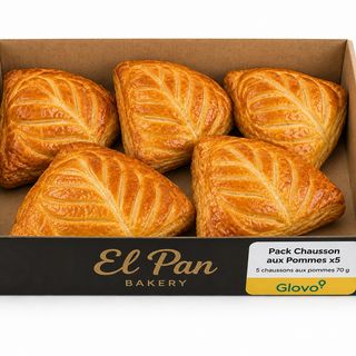 Pack 5 Chaussons aux Pommes – 70 g