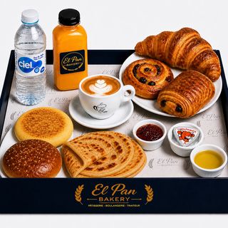 Petit déjeuner Royal El pan