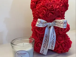 Teddy + bougie