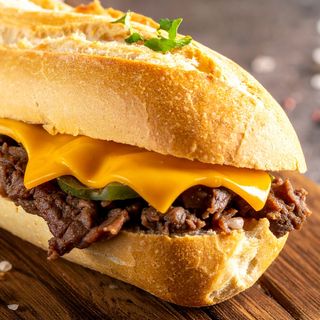 Double Cheese Steak Viande Hachée Menu