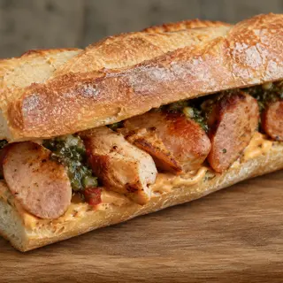 Sandwich Mixte Poulet Menu