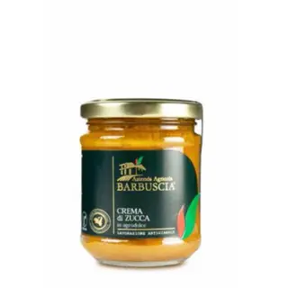 CREME DE CITROUILLE A' l'huile d'olive - 95.Gr. BARBUSCIA - HAUTE QUALITE - 100% ITALIEN.