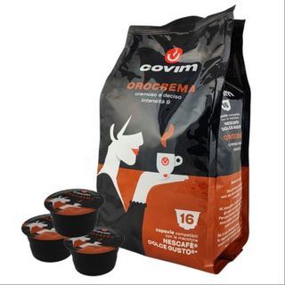  16 CAPSULES DE CAFÉ DOLCE GUSTO OROCREMA.  COVIM 