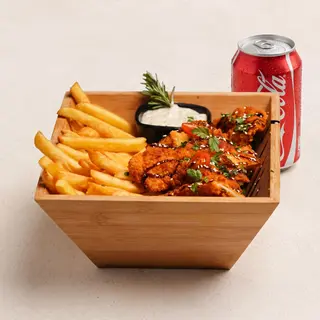Bowl poulet pané + boisson gratuite