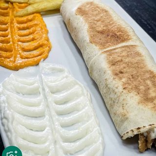 Sandwich shawarma mixte sans frites