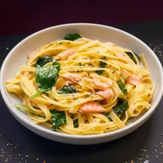 Pastas Saumon Épinard