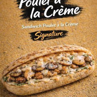 Sandwich Poulet À La Crème