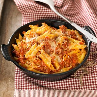 Gratín bolognaise