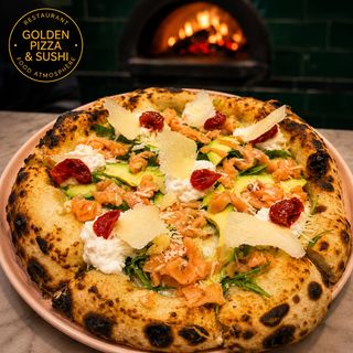Pizza La Saumon Stracciatella