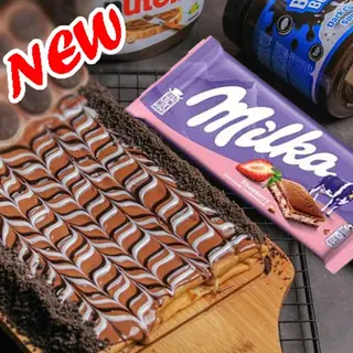 Tacos Milka strawberry