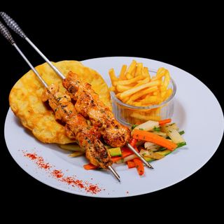 Plat Brochettes De Poulet