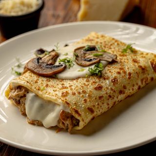 Crêpe Poulet aux Champignons 