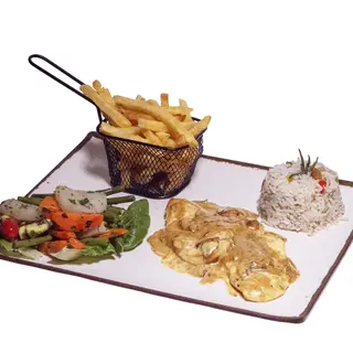 Escalope moutards a l'ancienne