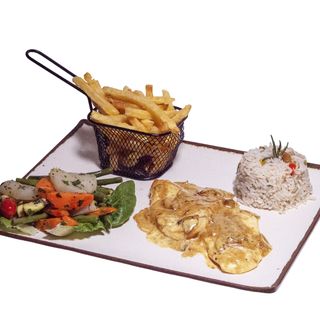 Escalope moutards a l'ancienne