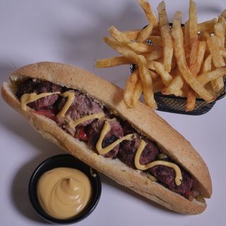 Sandwich viande hache